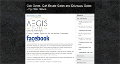 Desktop Screenshot of oak-gates.co.uk